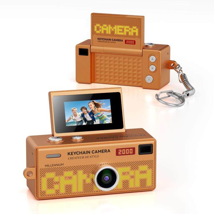 G62 Pro Schermo Flip da 0,97 pollici 1080P HD Pixel Portachiavi Retro Mini Fotocamera da Pollice