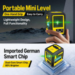 Livella laser portatile ad alta precisione ZHENBING con staffa a L, AA Batteries, Built-in Li-battery