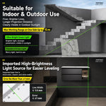 Livella laser portatile ad alta precisione ZHENBING con staffa a L, AA Batteries, Built-in Li-battery