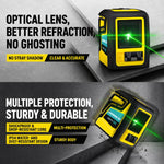 Livella laser portatile ad alta precisione ZHENBING con staffa a L, AA Batteries, Built-in Li-battery