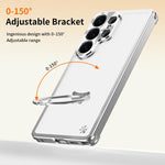 Custodia per telefono in metallo con pannello posteriore opaco e supporto magnetico., For Galaxy S26 Ultra 5G, For Galaxy S25 Ultra 5G