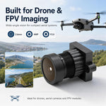 Modulo obiettivo FPV ultra grandangolare HD da 4 MP con apertura F2.0 da 1/2,9 pollici per fotografia aerea e trasmissione di immagini., F2.0 4MP HD Lens