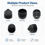 Lente conica appuntita da 6 mm, compatibile con scanner di codici a barre da 1/2,7 pollici, riconoscimento, terminale self-service, rilevamento volti, imaging HD., 6mm Pointed Cone Lens
