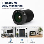 Obiettivo per telecamera di sicurezza da 3 MP (1/2,7 pollici) da 2,8 mm, videocitofono, retrovisore auto, smart home, obiettivo HD, 2.8mm 1/2.7 inch Lens