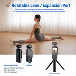 DV01 Fotocamera sportiva tascabile portatile con obiettivo girevole a 180°, WiFi+32G, WiFi+64G, WiFi+128G, Non-WiFi, Non-WiFi+32G, Non-WiFi+64G, Non-WiFi+128G