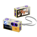 Mini fotocamera portatile portachiavi G9 4K con doppia fotocamera, schermo IPS rotante da 1,97 pollici.