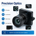 Obiettivo HD a bassa distorsione con sensore da 1/2,5 pollici per fotografia di documenti, scansione di carte d'identità e riconoscimento di ricevute., Low Distortion HD Lens