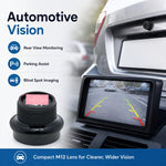 Obiettivo grandangolare HD impermeabile da 1/3 di pollice per auto, ideale per telecamere posteriori e ecoscandagli subacquei.
