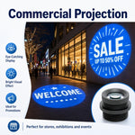 Obiettivo per proiettore pubblicitario, compatibile con pellicola da 25 mm, rapporto di proiezione 1:0,5, obiettivo ad alta definizione, alta luminosità e bassa distorsione., rojection Light Lens