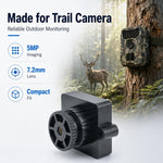 Obiettivo M12 a bassa distorsione da 7,2 mm e 5 MP per sensori da 1/2,5 pollici, fotocamere digitali e fotocamere da caccia., 7.2mm M12 Lens