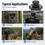 Obiettivo M12 a bassa distorsione da 7,2 mm e 5 MP per sensori da 1/2,5 pollici, fotocamere digitali e fotocamere da caccia., 7.2mm M12 Lens