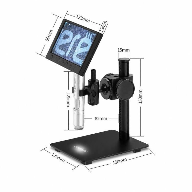 Microscopio digitale Supereyes P003 500X con display HD