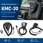 Microfono a spalla con altoparlante a 8 pin per KENWOOD TK8108 / TK7180, without Hook, with Hook