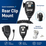 Microfono a spalla con altoparlante a 8 pin per KENWOOD TK8108 / TK7180, without Hook, with Hook