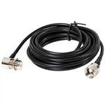 Cavo di prolunga per antenna autoradio UHF da 5 m con connettori SO239.