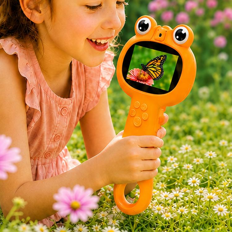 Microscopio digitale portatile 3 in 1 per bambini con lente d'ingrandimento.
