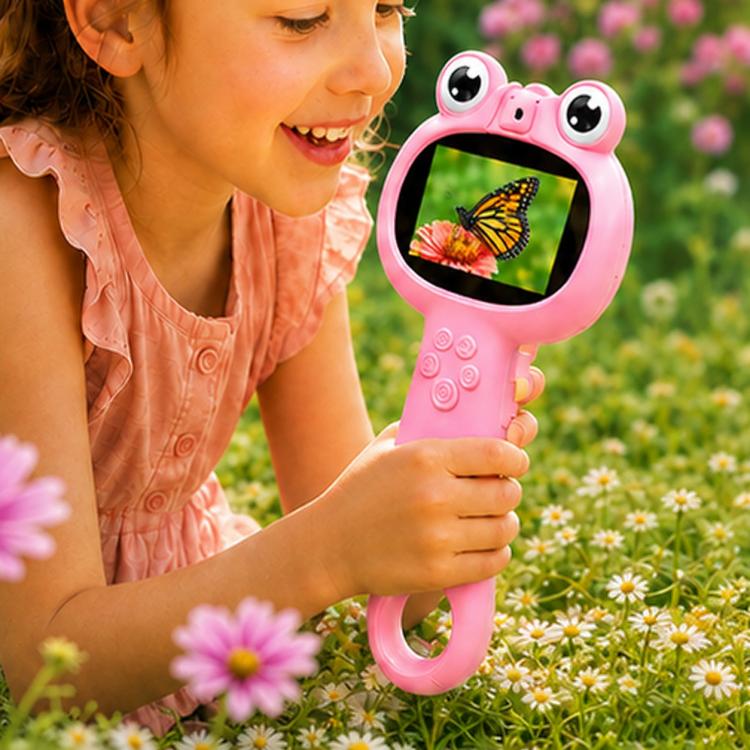 Microscopio digitale portatile 3 in 1 per bambini con lente d'ingrandimento.