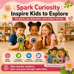 Microscopio digitale portatile 3 in 1 per bambini con lente d'ingrandimento.