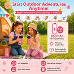 Microscopio digitale portatile 3 in 1 per bambini con lente d'ingrandimento.