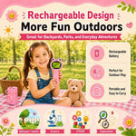 Microscopio digitale portatile 3 in 1 per bambini con lente d'ingrandimento.