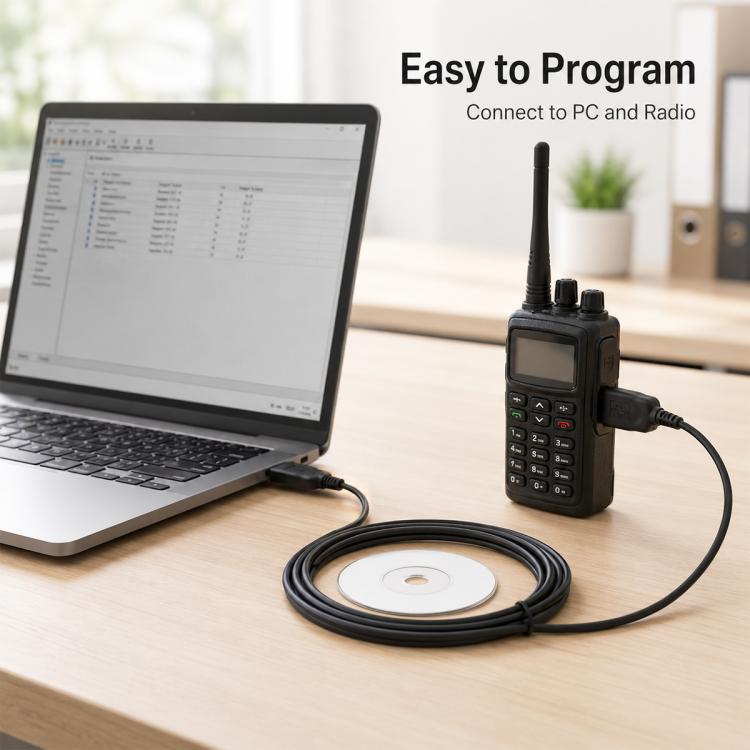 Cavo di programmazione USB per walkie talkie ICOM IC-F14, For ICOM IC-F14