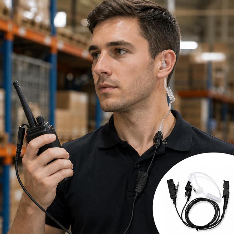Auricolare walkie-talkie con tubo ad aria per Motorola XPR3300, For Motorola XPR3300