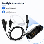 Auricolare walkie-talkie con tubo ad aria per Motorola XPR3300, For Motorola XPR3300