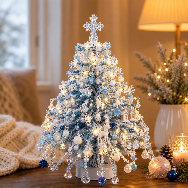 Kit fai da te per realizzare un albero di Natale con perline