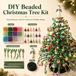 Kit fai da te per realizzare un albero di Natale con perline