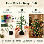 Kit fai da te per realizzare un albero di Natale con perline