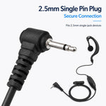 Microfono auricolare da 2,5 mm per walkie-talkie, 2.5mm