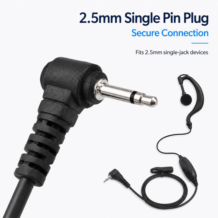 Microfono auricolare da 2,5 mm per walkie-talkie, 2.5mm