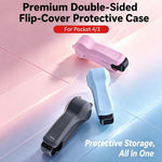 Custodia protettiva antiurto Xasurg con vano porta filtri per DJI Osmo Pocket 4/3, Standard Set, Cover + Lanyard + Wrist Strap, Cover + Lanyard + Buckle