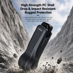 Custodia protettiva antiurto Xasurg con vano porta filtri per DJI Osmo Pocket 4/3, Standard Set, Cover + Lanyard + Wrist Strap, Cover + Lanyard + Buckle