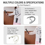 Cordino regolabile Xasurg per fotocamera, tracolla per DJI Osmo Pocket 4/3, Metal Buckle Cord, Metal Buckle Cord + Wrist Strap, Metal Buckle Cord + Buckle