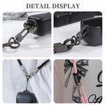 Cordino regolabile Xasurg per fotocamera, tracolla per DJI Osmo Pocket 4/3, Metal Buckle Cord + Strap + Buckle