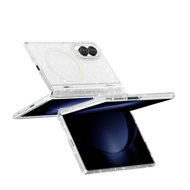 Custodia magnetica per telefono MagSafe in stile Terminator con glitter in polvere., For Galaxy Z Fold8 5G, For Galaxy Z Fold8 Ultra 5G, For Galaxy Z Flip8 5G