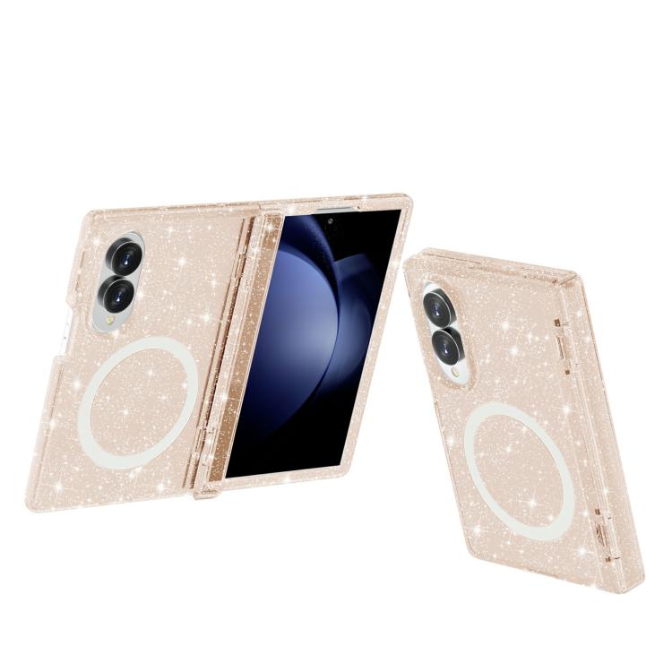 Custodia magnetica per telefono MagSafe in stile Terminator con glitter in polvere., For Galaxy Z Fold8 5G, For Galaxy Z Fold8 Ultra 5G, For Galaxy Z Flip8 5G