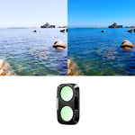 Filtro per obiettivo Xasurg per fotocamera DJI Osmo Pocket 4P, CPL, Black Mist 1/4, NIGHT, 3 in 1 CPL VND Black Mist, 3 in 1 CPL ND32 Black Mist, 4 in 1 CPL ND UV