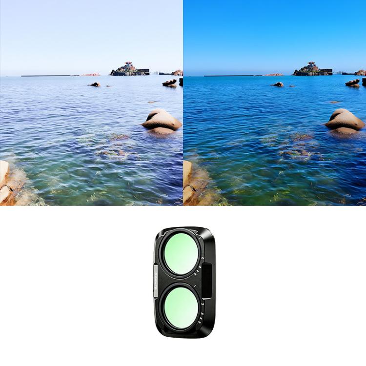 Filtro per obiettivo Xasurg per fotocamera DJI Osmo Pocket 4P, CPL, Black Mist 1/4, NIGHT, 3 in 1 CPL VND Black Mist, 3 in 1 CPL ND32 Black Mist, 4 in 1 CPL ND UV