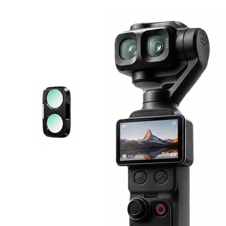 Filtro per obiettivo Xasurg per fotocamera DJI Osmo Pocket 4P, CPL, Black Mist 1/4, NIGHT, 3 in 1 CPL VND Black Mist, 3 in 1 CPL ND32 Black Mist, 4 in 1 CPL ND UV
