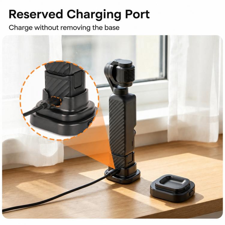 Supporto da tavolo o auto rimovibile Xasurg, For DJI Osmo Pocket 4 / 3