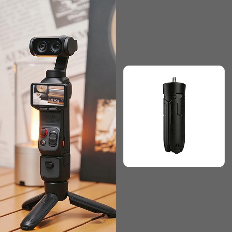 Xasurg Mini treppiede portatile a scomparsa, gimbal tascabile, supporto da tavolo con vite da 1/4 di pollice
