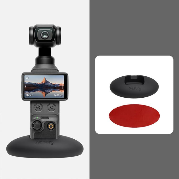 Supporto da scrivania con base in silicone Xasurg, For DJI Osmo Pocket 4 / 3