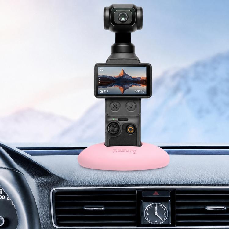 Supporto da scrivania con base in silicone Xasurg, For DJI Osmo Pocket 4 / 3