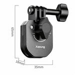 Supporto universale Xasurg per action camera da fissare al parabrezza della moto.
