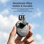 Supporto universale Xasurg per action camera da fissare al parabrezza della moto.