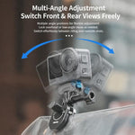 Supporto universale Xasurg per action camera da fissare al parabrezza della moto.