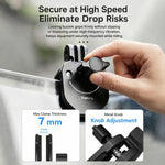 Supporto universale Xasurg per action camera da fissare al parabrezza della moto.