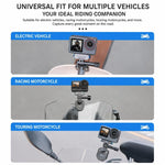 Supporto universale Xasurg per action camera da fissare al parabrezza della moto.